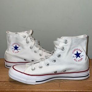 White high top converse (women’s size 7)